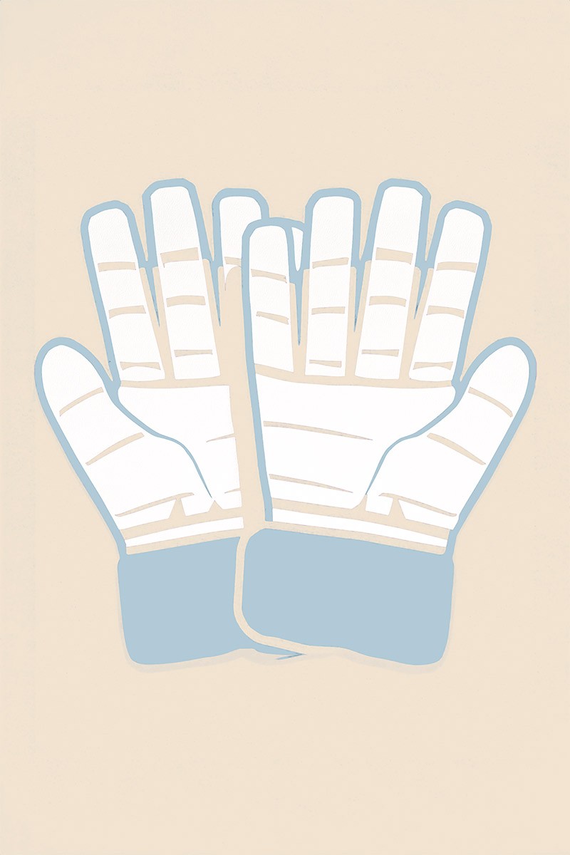 Guantes Fútbol Beige