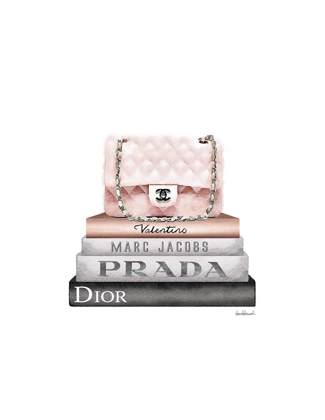 Pink Chanel & Books II