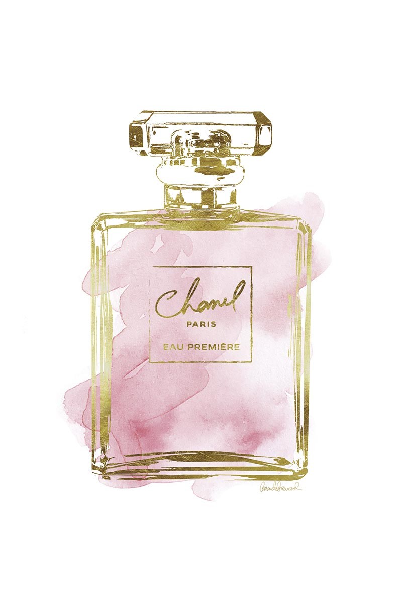 Chanel Parfum Gold & Pink