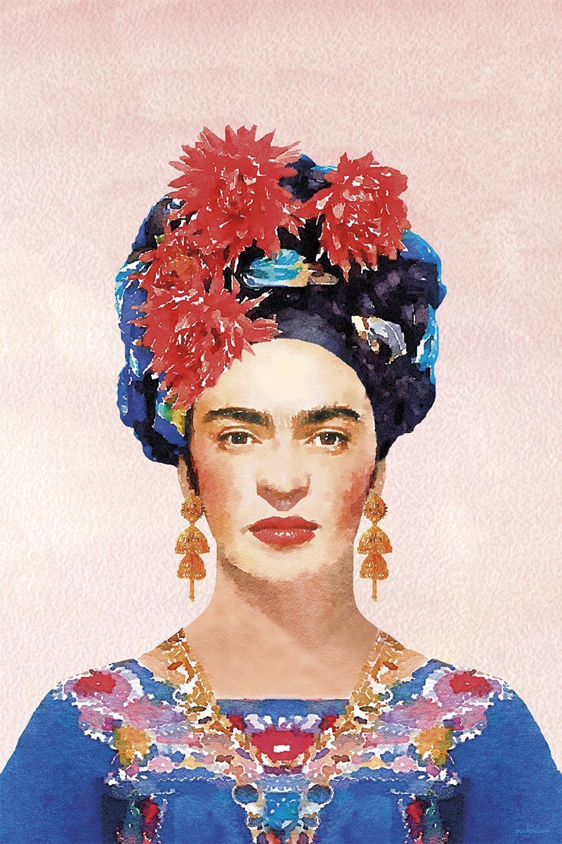 Frida Khalo Watercolor