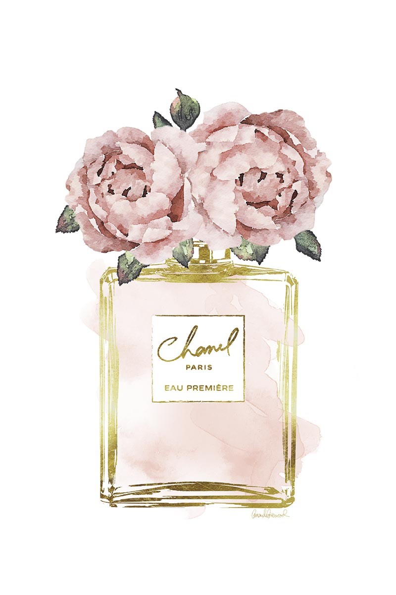Peonies Gold Chanel