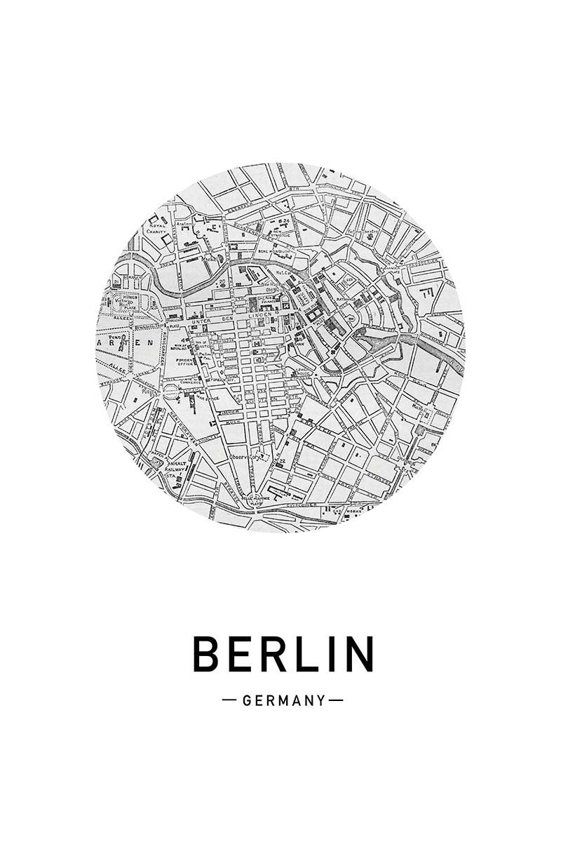 Mapa Berlin