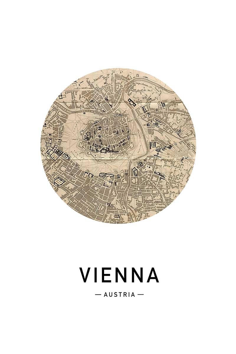 Mapa Vienna