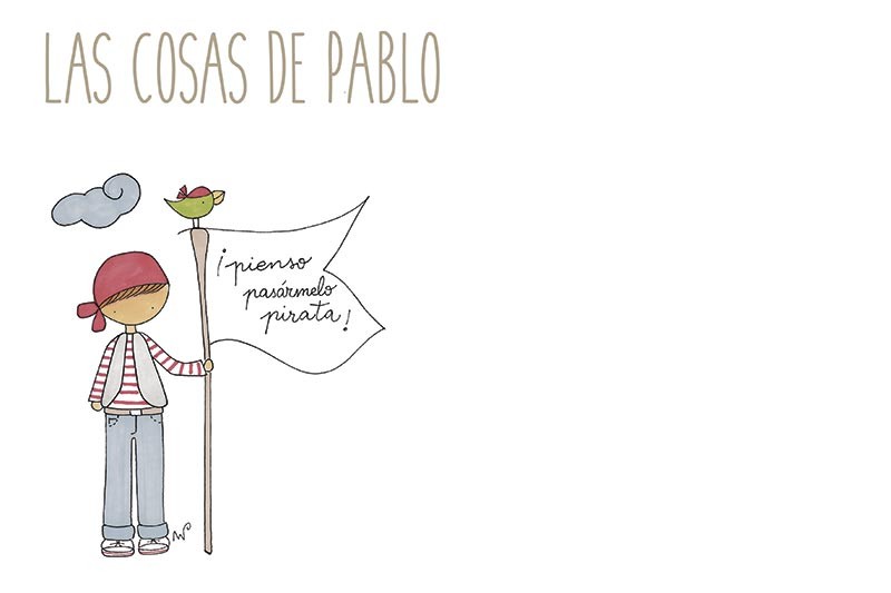 Panel Magnético Niño Pirata