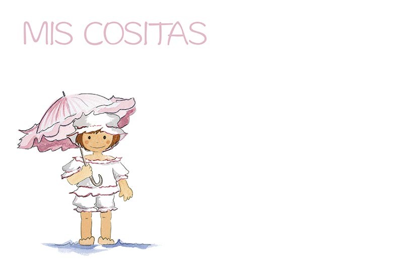 Panel Magnético Niña Bañador