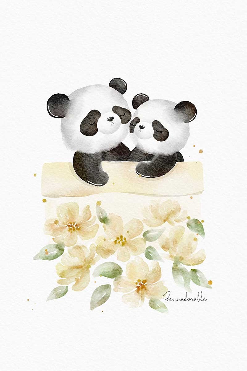 Flower Bed Panda