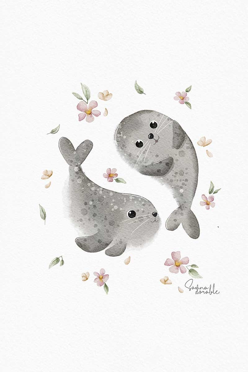 Flower Seals