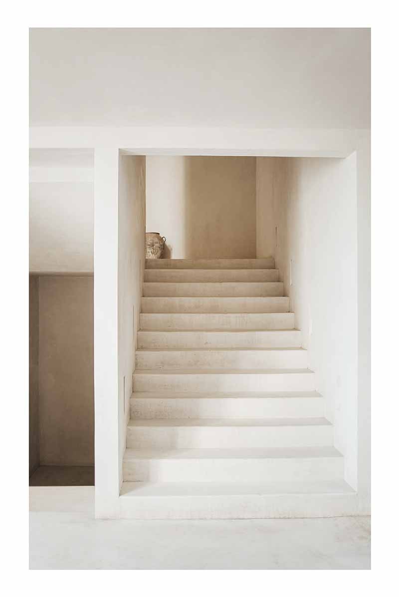 White Staircase