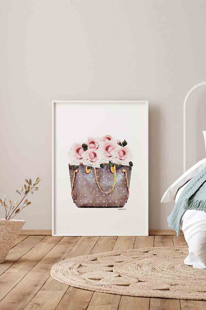 Pink Flower Bag 2