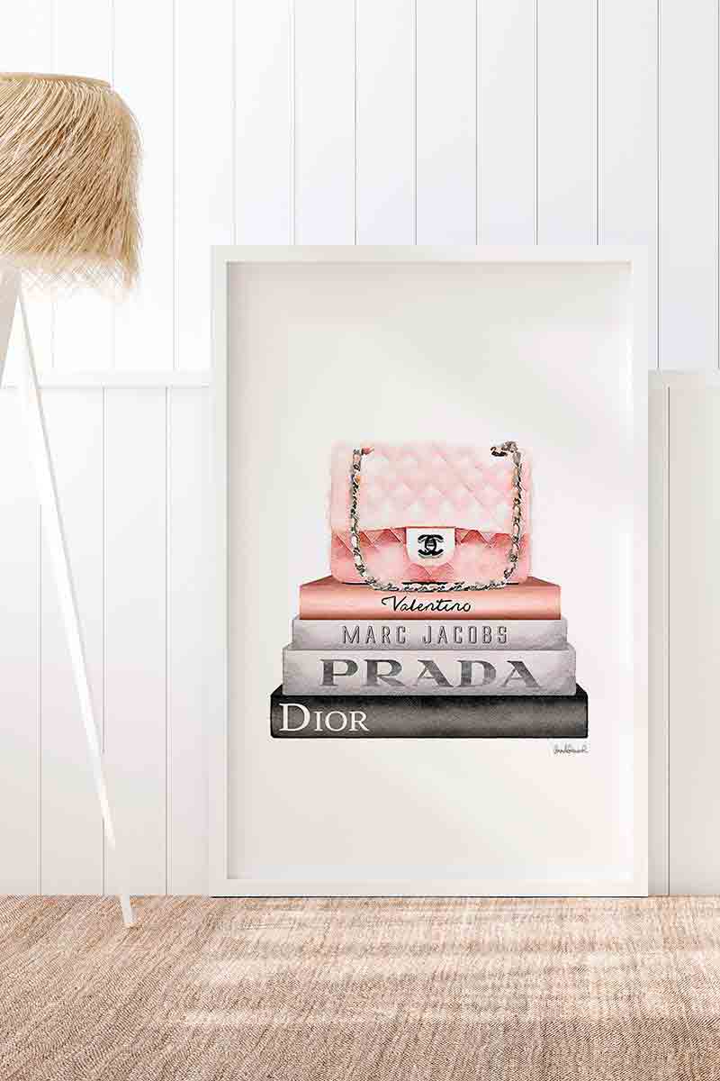 Pink Chanel & Books II 2