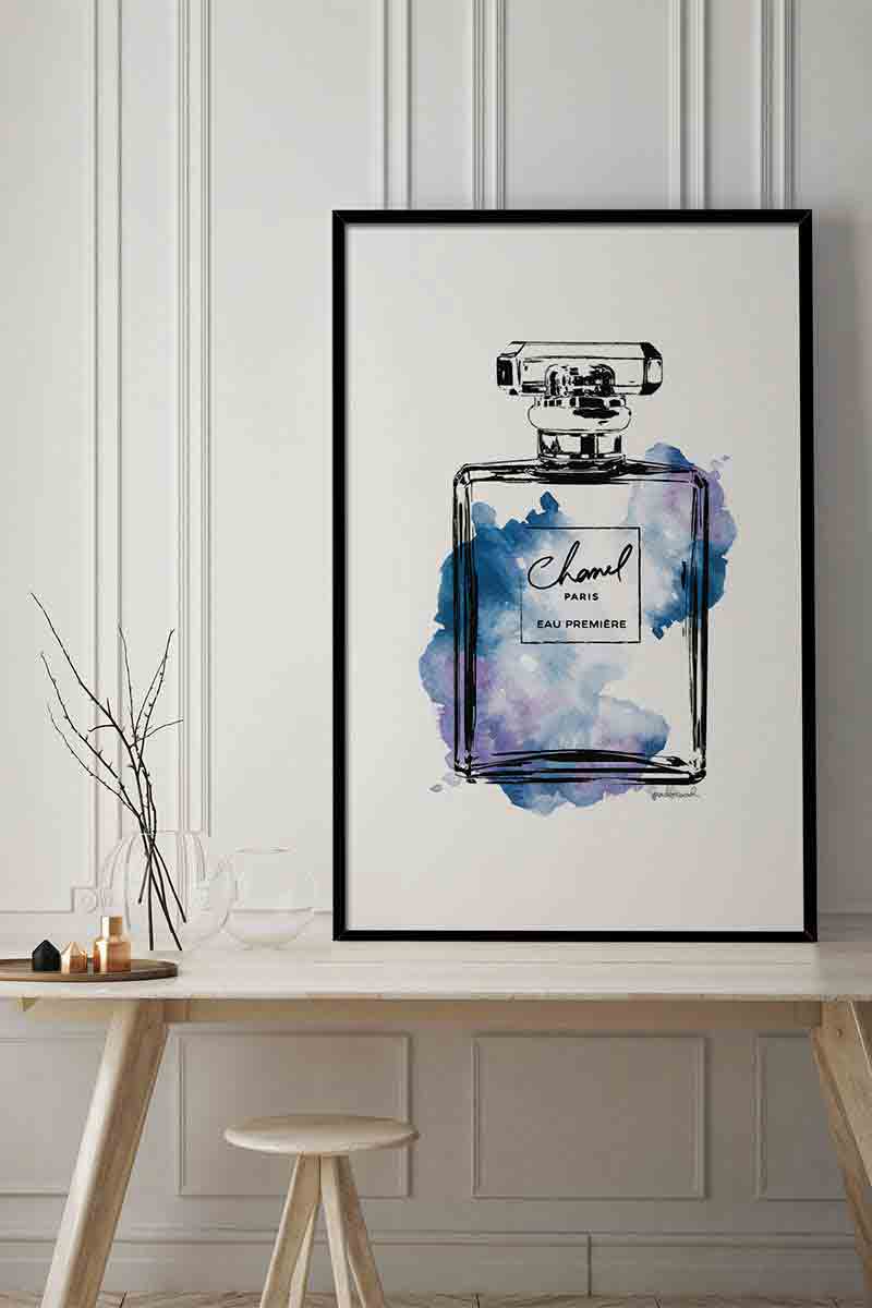 Chanel Parfum Black & Purple 2