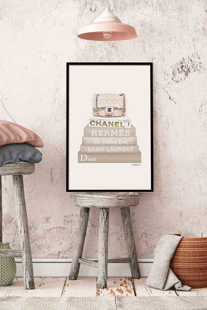Cream Chanel & Books 2