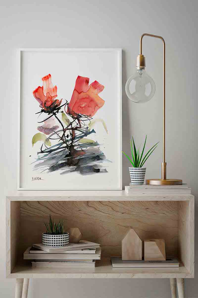 Flores Caligráficas II 2