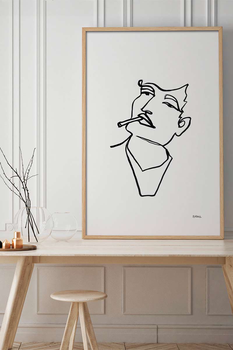 Hombre con Cigarrillo 2