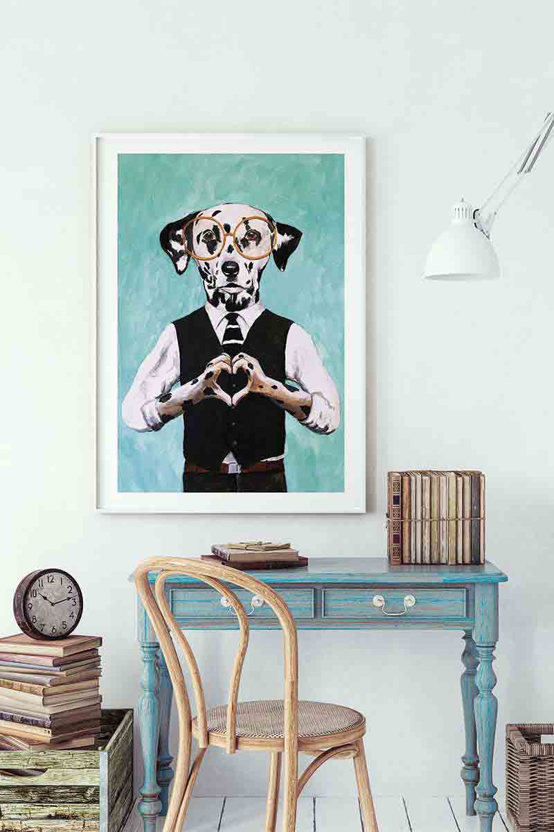 Dalmatian Fingerheart 2