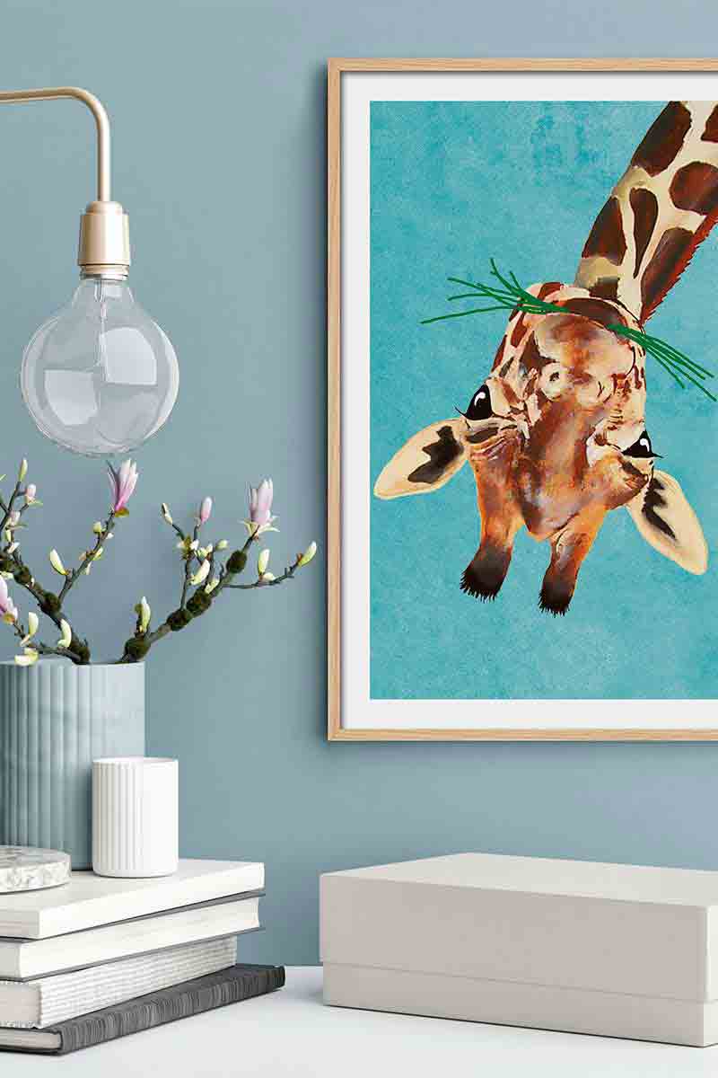 Giraffe Upside Down 2