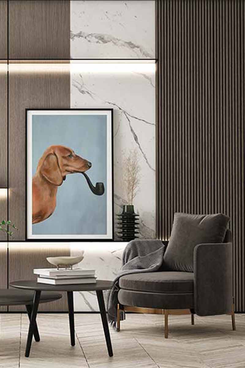 Daschund Pipe Blue 2