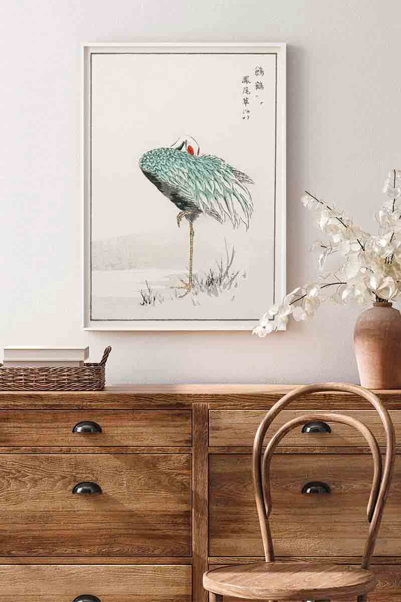 Grulla de Nuca Blanca 2