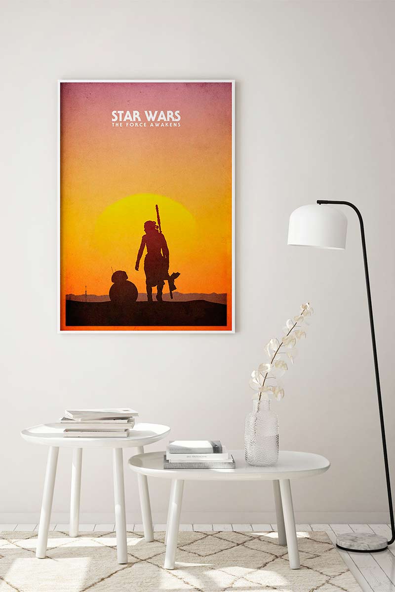 Star Wars Rey Sunset 2