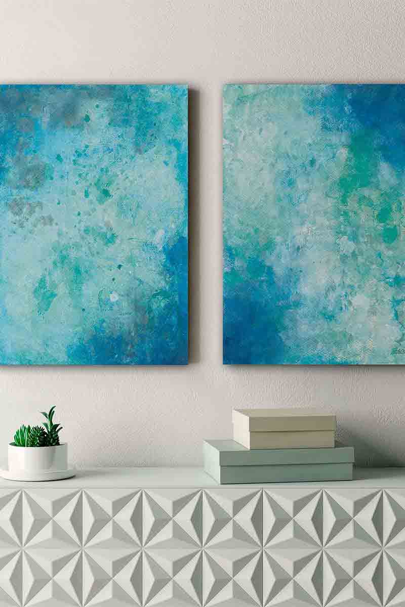Diptico Azul A 2