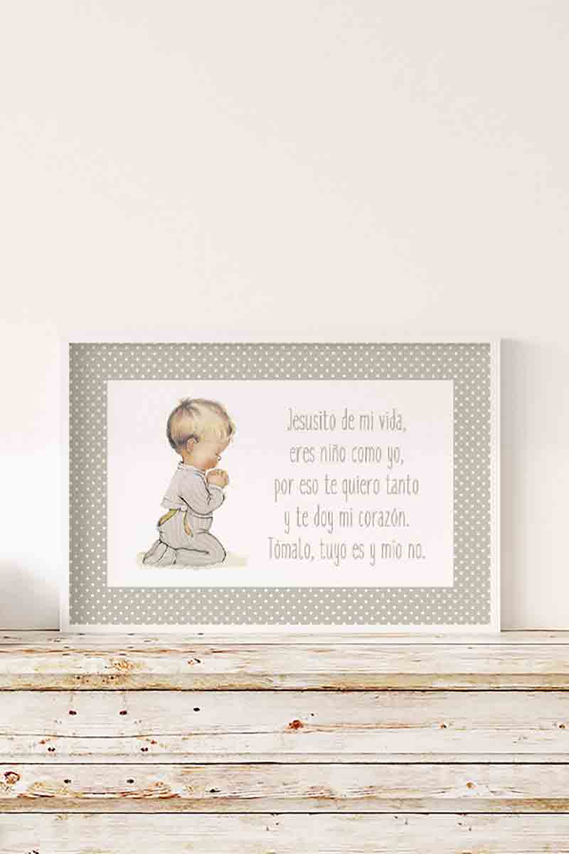 Niño Rezando con Oración... 2