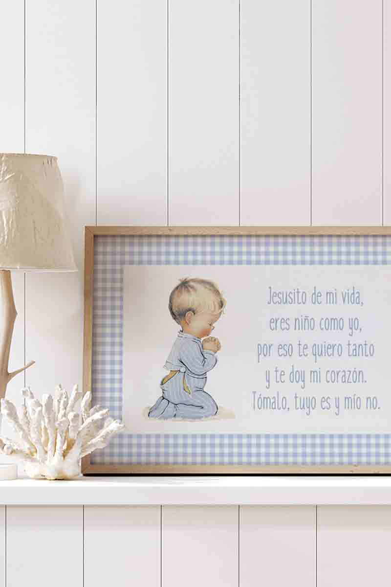 Niño Rezando con Oración Vichy 2