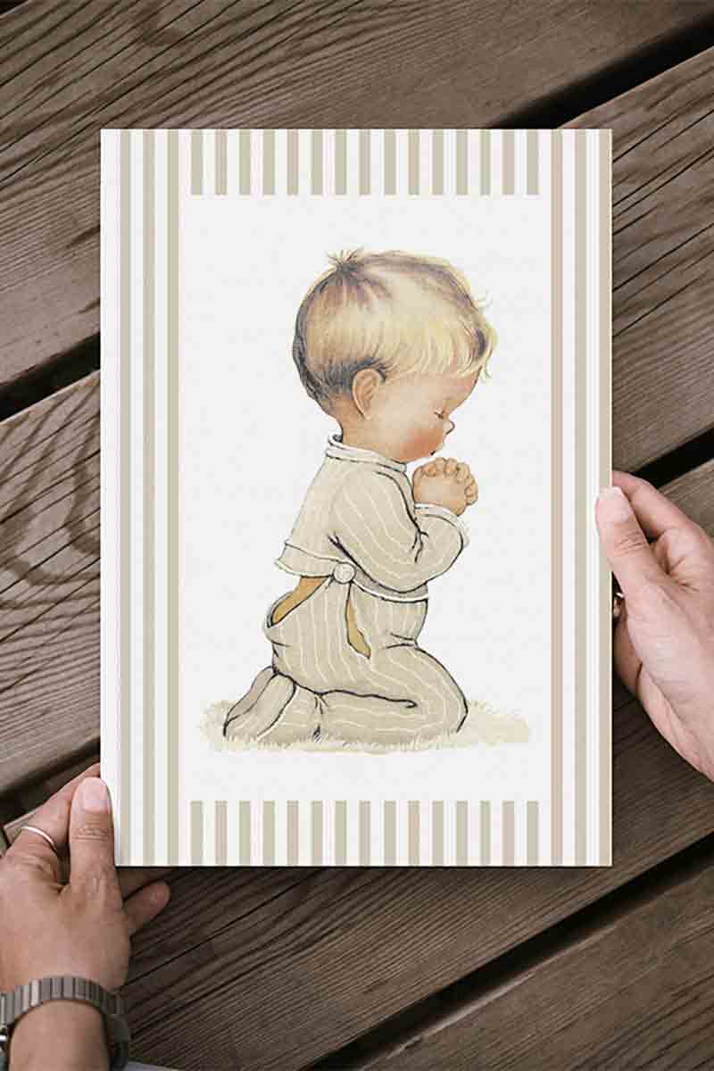 Niño Rezando Rayas 2
