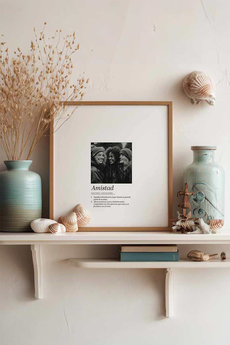 Portafotos Cuadrado - Amistad 2