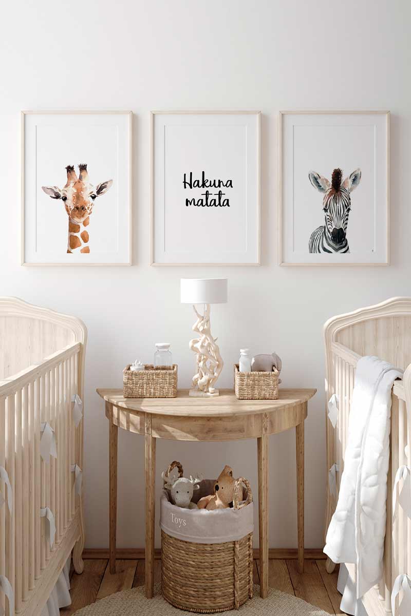 Set de 3 Láminas Animales... 2