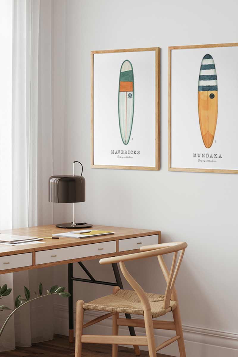 Set de 2 Láminas Surf II 2