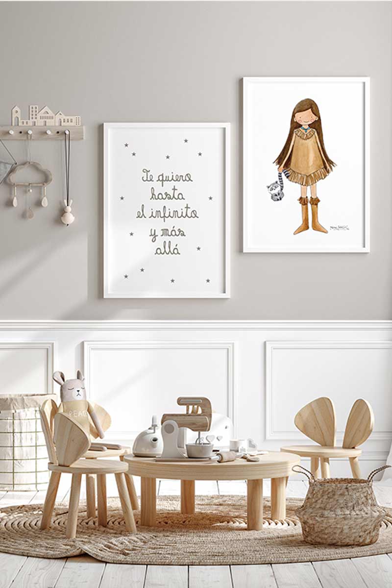 Set de 2 Láminas Pocahontas 2