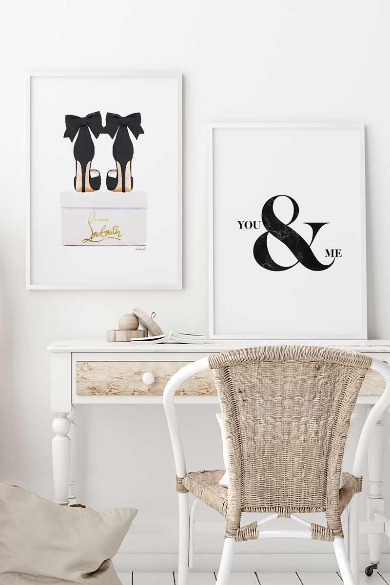 Set de 2 Láminas Fashion 2