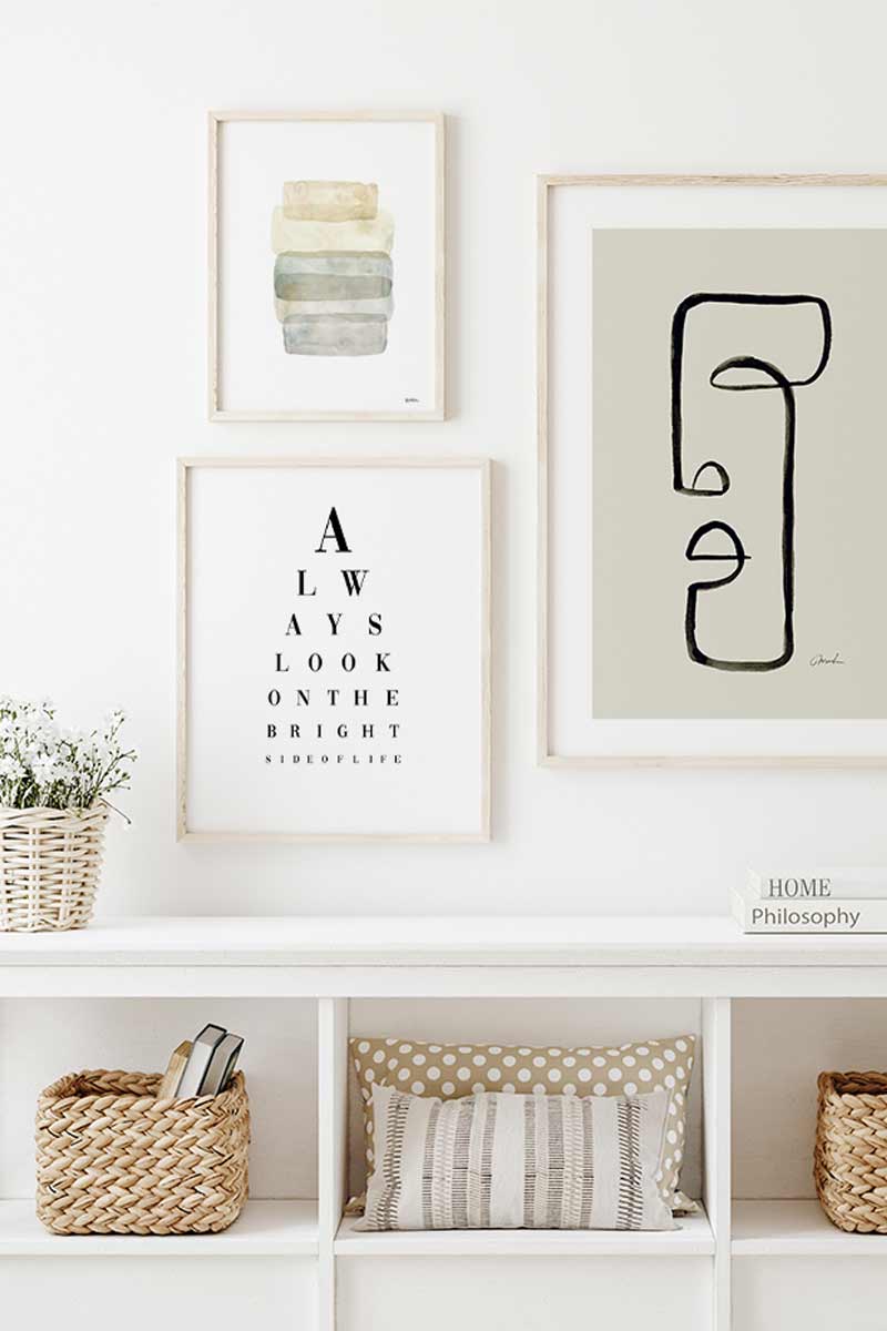 Set de 3 láminas Nordic I 2