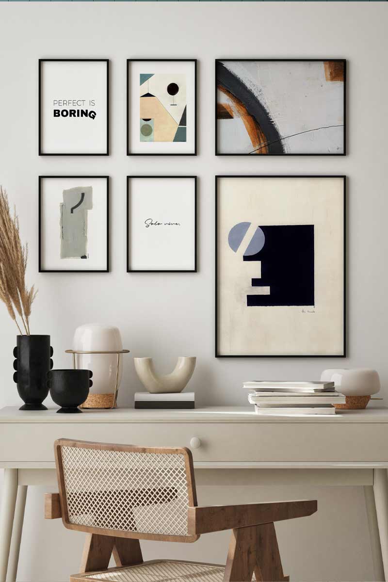 Set de 6 Láminas Abstractos... 2