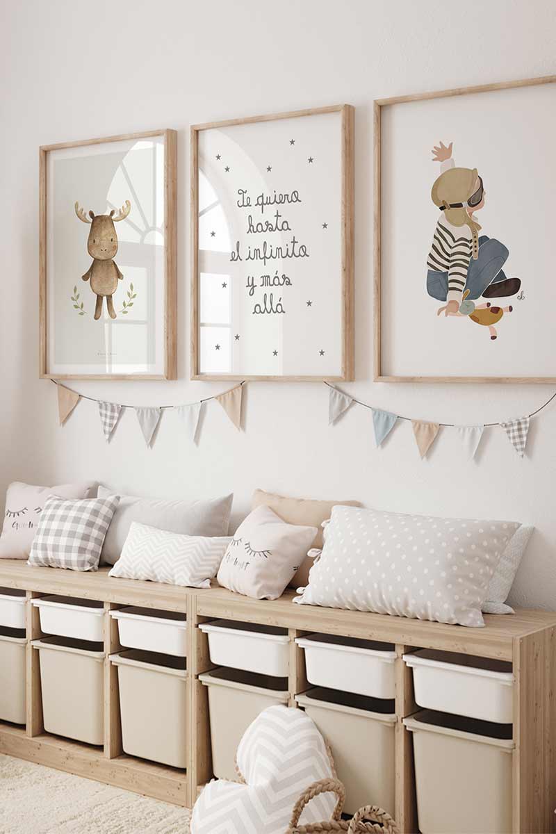 Set de 3 láminas Infinito 2